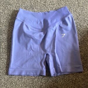 Gymshark Lavender High-Waisted Shorts